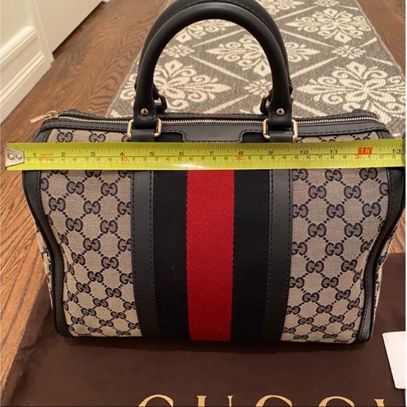 Gucci Ophidia Web Boston Bag Medium - Picture 4 of 15